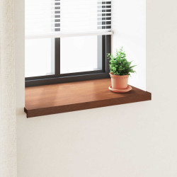 Soleira de janela madeira marrom 80 x 50 x 4,5 cm PVC