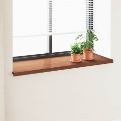 Soleira de janela madeira marrom 140 x 50 x 4,5 cm PVC