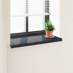 Soleira de janela antracite com veios de madeira PVC