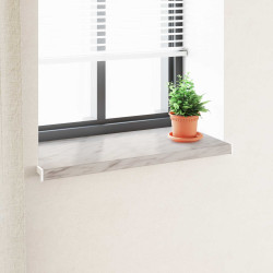 Soleira de janela textura de mármore 60 x 45 x 4,5 cm PVC
