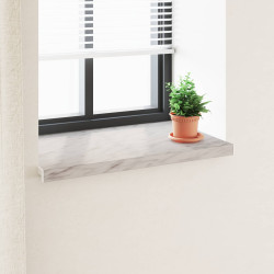 Soleira de janela textura de mármore 60 x 50 x 4,5 cm PVC