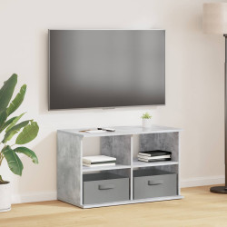 Suporte de TV com gaveta cinzento 79 x 40 x 48 cm