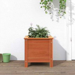 Vaso de jardim marrom cera 40 x 40 x 39 cm