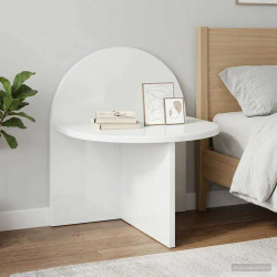 Mesa-de-cabeceira branco brilhante 40 x 35,5 x 45,5 cm