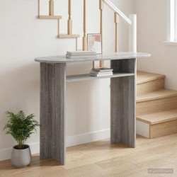 Aparador com armazenamento sonoma cinzento 100 x 39,5 x 75 cm