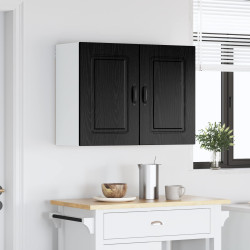 Painel de lava-louça kalmar carvalho preto 80 x 31 x 60 cm