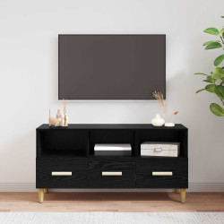 Gabinete para TV 102 x 36 x 50 cm carvalho preto