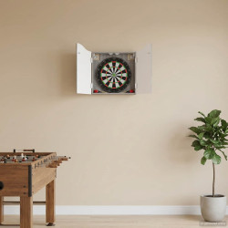 Armário para dartboard sonoma cinzento 56 x 12 x 63 cm