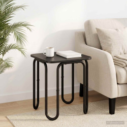 Mesa de centro preto 40 x 40 x 45 cm derivados de madeira