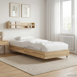 Estrutura da cama carvalho sonoma 80 x 200 cm