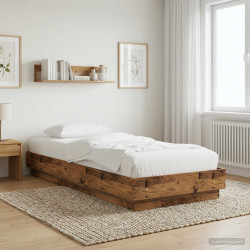 Estrado de cama madeira antiga 80 x 200 cm derivados de madeira