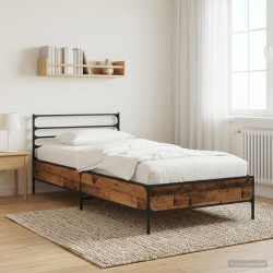 Estrutura da cama madeira antiga 80 x 200 cm