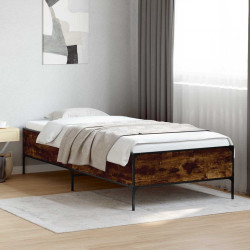 Estrutura da cama carvalho fumê 80 x 200 cm