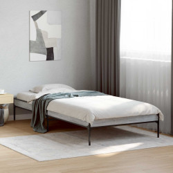 Estrutura da cama sonoma cinzento 80 x 200 cm