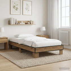 Estrutura da cama carvalho arttisan 80 x 200 cm