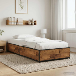 Estrutura da cama madeira antiga 80 x 200 cm