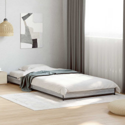 Estrutura da cama sonoma cinzento 80 x 200 cm
