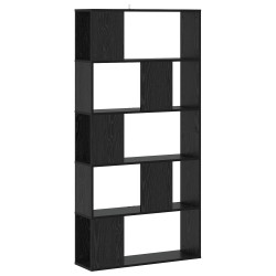 Estante carvalho preto 80,5 x 23,5 x 162,5 cm pb