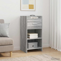 Buffet sonoma cinzento 40 x 36 x 80 cm derivados de madeira
