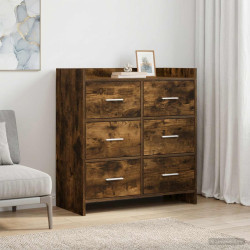 Buffet carvalho fumado 75 x 33 x 80 cm derivados de madeira