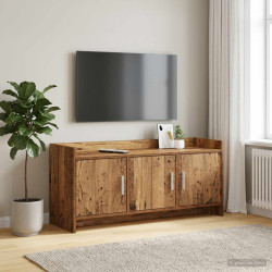 Gabinete para TV 102 x 33 x 47 cm madeira antiga