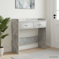 Aparador cinzento cimento 90 x 35 x 80 cm derivados de madeira