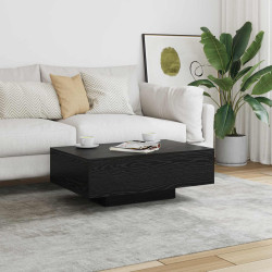 Mesa de centro carvalho preto 85 x 55 x 31 cm