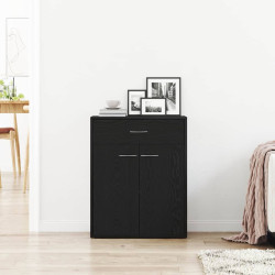 Buffet carvalho preto 60 x 30 x 75 cm derivados de madeira