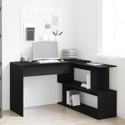 Mesa carvalho preto derivados de madeira 200 x 50 x 76 cm