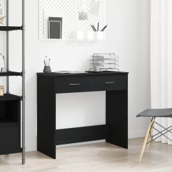 Mesa carvalho preto derivados de madeira 80 x 40 x 75 cm