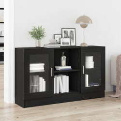 Buffet carvalho preto 120 x 30,5 x 70 cm derivados de madeira
