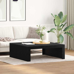 Mesa de centro carvalho preto 100 x 100 x 35 cm