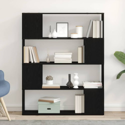 Conjunto de móvel de TV 100 x 24 x 124,5 cm carvalho preto