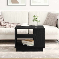 Mesa de centro carvalho preto 55 x 55 x 42 cm