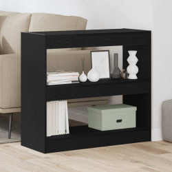 Gabinete de livros 2 níveis 2 unid. 80 x 30 x 72 cm
