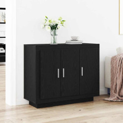 Buffet carvalho preto 92 x 35 x 75 cm derivados de madeira