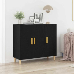 Buffet carvalho preto 90 x 34 x 80 cm derivados de madeira