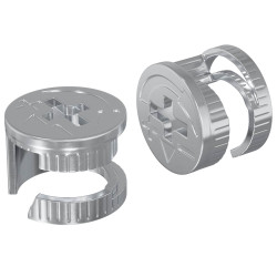 Porcas de fecho cam 2 unid. prateado 15 x 11,5 mm metal