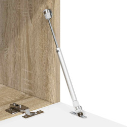 Mola a gás hidráulica 12 unid. prateado 280 x 17 x 16 mm
