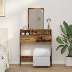 Mesa de vestir madeira antiga 79 x 41 x 140 cm
