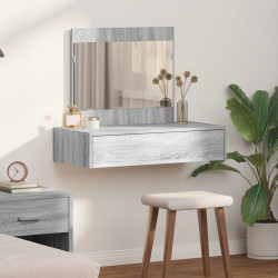 Mesa de vestir cinzeto 83 x 40 x 70 cm derivados de madeira