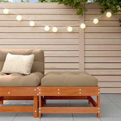 Apoio para os pés de jardim com almofada
