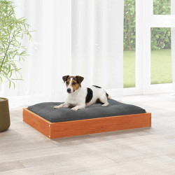 Cama para cachorro marrom cera 72 x 54 x 9 cm