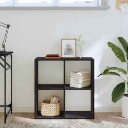 Estante carvalho preto 68,5 x 32 x 68,5 cm