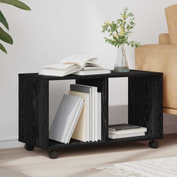 Mesa de apoio carvalho preto 72 x 33 x 42,5 cm