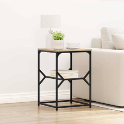 Mesa lateral carvalho sonoma 41 x 40 x 60 cm