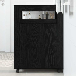 Conjunto de móveis para banheiro 65 x 23 x 87 cm carvalho preto