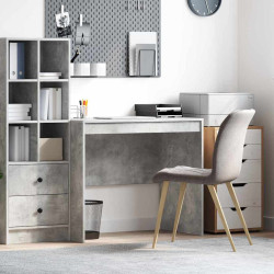 Mesa cinzento 90 x 50 x 76 cm