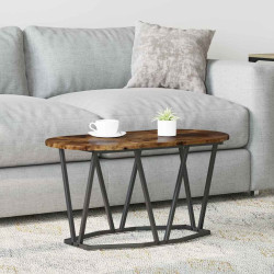 Mesa de centro carvalho defumado 80 x 40 x 40.5 cm