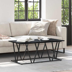 Mesa de centro carvalho preto 100 x 50 x 40 cm